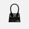 Le Chiquito Moyen Bag Leather Moyen NERA (nuovo)
