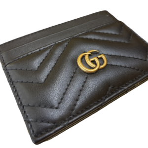 GG Marmont Card Holder Matelasse Leather (pari al nuovo)