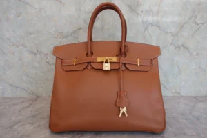 Birkin Brown Courchevel with Gold Hardware 35