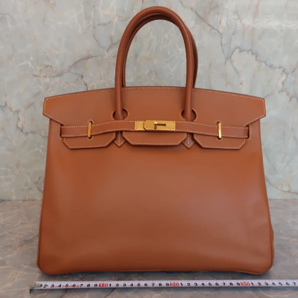 Birkin Brown Courchevel with Gold Hardware 35