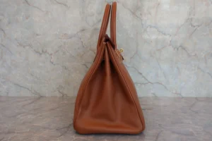 Birkin Brown Courchevel with Gold Hardware 35