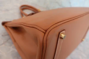 Birkin Brown Courchevel with Gold Hardware 35