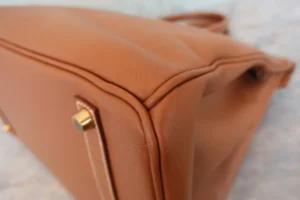 Birkin Brown Courchevel with Gold Hardware 35