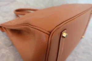 Birkin Brown Courchevel with Gold Hardware 35