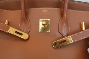 Birkin Brown Courchevel with Gold Hardware 35