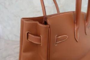 Birkin Brown Courchevel with Gold Hardware 35