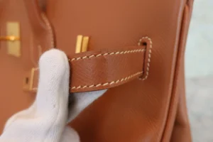 Birkin Brown Courchevel with Gold Hardware 35