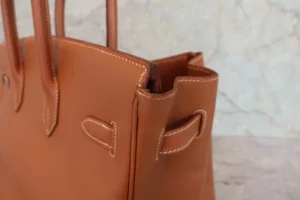 Birkin Brown Courchevel with Gold Hardware 35