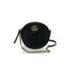 cop GG Marmont Round Shoulder Bag Matelasse Leather Mini