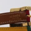 Double Hole Buckle Belt Metal and Leather