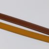 Double Hole Buckle Belt Metal and Leather