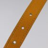 Double Hole Buckle Belt Metal and Leather