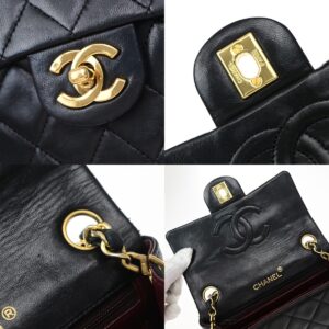 Chanel Vintage Square Classic Flap Quilted Lambskin Small