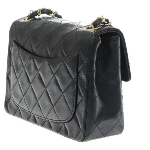 Chanel Vintage Square Classic Flap Quilted Lambskin Small