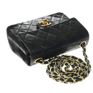 Chanel Vintage Square Classic Flap Quilted Lambskin Small